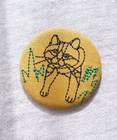 collex / コレックス ポーチ | 【＋HAyU fabric】コンパクトミラー　缶バッチミラー　手鏡