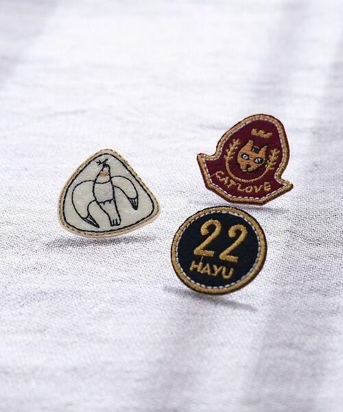 collex / コレックス カフリンクス・ネクタイピン | 【＋HAyU】刺繍 ブローチ3点セット（その他）