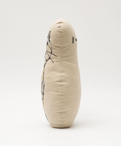 collex / コレックス インテリア・インテリア雑貨 | 【＋HAyU fabric】 猫刺繍  クッション HAyUCAT コットンリネ | 詳細4