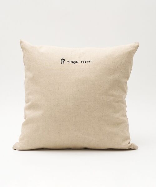 collex / コレックス インテリア・インテリア雑貨 | 【＋HAyU fabric】 猫刺繍  クッションカバー 約45×45 | 詳細4