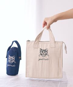 collex / コレックス エコバッグ | 【＋HAyU fabric】猫刺繍 ランチバッグ CAT　保冷・保温 レジャー