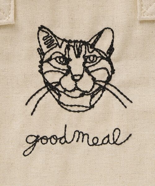 collex / コレックス エコバッグ | 【＋HAyU fabric】猫刺繍 ランチバッグ CAT　保冷・保温 レジャー | 詳細13