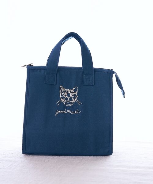 collex / コレックス エコバッグ | 【＋HAyU fabric】猫刺繍 ランチバッグ CAT　保冷・保温 レジャー | 詳細14