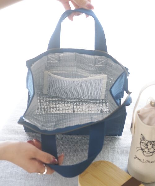 collex / コレックス エコバッグ | 【＋HAyU fabric】猫刺繍 ランチバッグ CAT　保冷・保温 レジャー | 詳細15