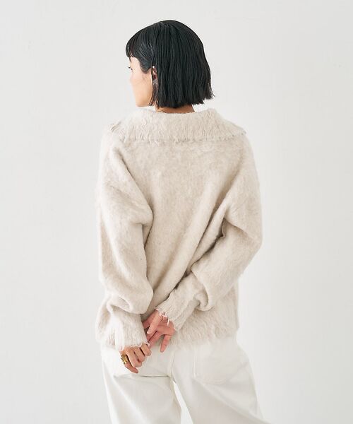 collex / コレックス ニット・セーター | ヘアリースキッパープルオーバー | 詳細7