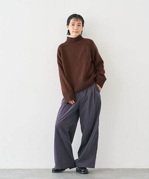 collex / コレックス ニット・セーター | ハイネック2WAYプルオーバー | 詳細12