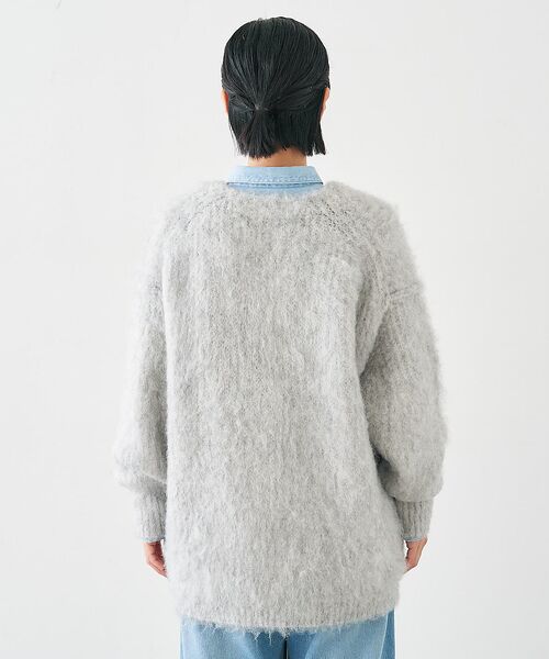collex / コレックス カーディガン・ボレロ | ヘアリー畦編みカーディガン | 詳細9