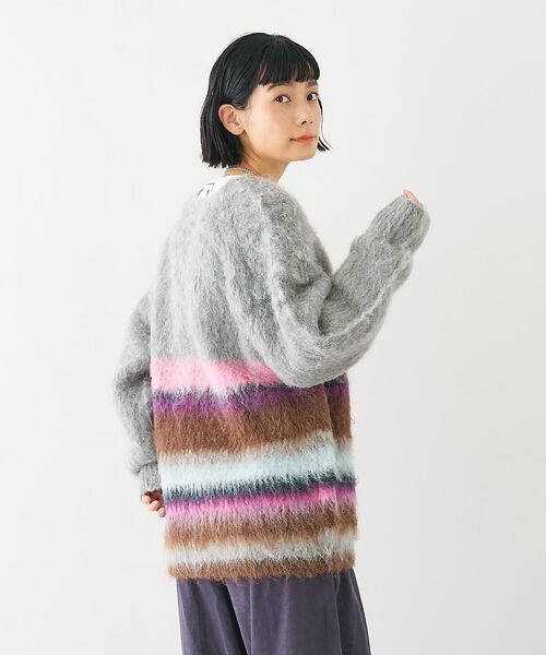 collex / コレックス カーディガン・ボレロ | ヘアリー畦編みカーディガン | 詳細24