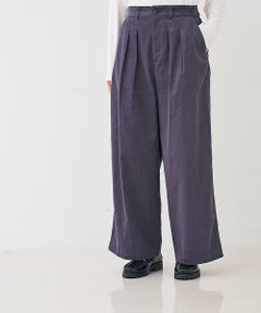 collex / コレックス パンツ | コーデュロイWタックワイドパンツ
