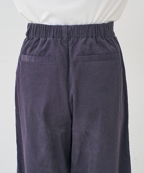 collex / コレックス パンツ | コーデュロイWタックワイドパンツ | 詳細14