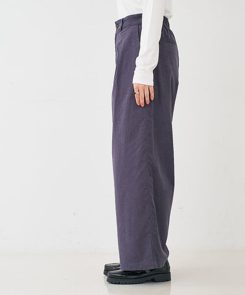 collex / コレックス パンツ | コーデュロイWタックワイドパンツ | 詳細9