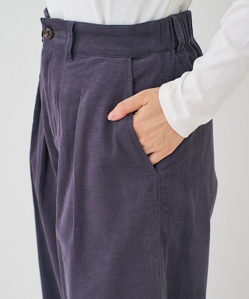 collex / コレックス パンツ | コーデュロイWタックワイドパンツ | 詳細13
