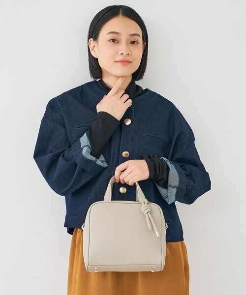 collex / コレックス ボストンバッグ | チャーム付き 2WAYキューブボストン | 詳細1