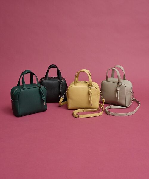 collex / コレックス ボストンバッグ | チャーム付き 2WAYキューブボストン | 詳細3