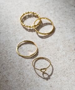 collex / コレックス リング | 【Ljud/ユード】4連ノットリング