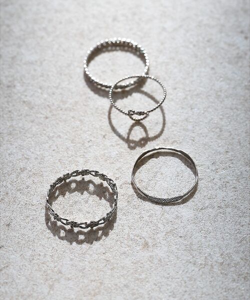 collex / コレックス リング | 【Ljud/ユード】4連ノットリング（シルバー）