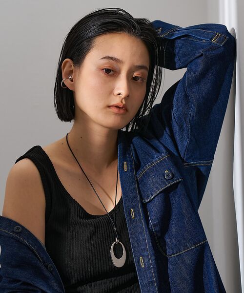 collex / コレックス ネックレス・ペンダント・チョーカー | 【dignif】【金属アレルギー対応】オーバルトップコードネックレス | 詳細1