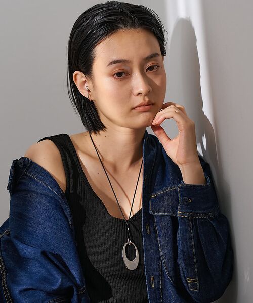 collex / コレックス ネックレス・ペンダント・チョーカー | 【dignif】【金属アレルギー対応】オーバルトップコードネックレス | 詳細3