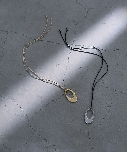 collex / コレックス ネックレス・ペンダント・チョーカー | 【dignif】【金属アレルギー対応】オーバルトップコードネックレス | 詳細4