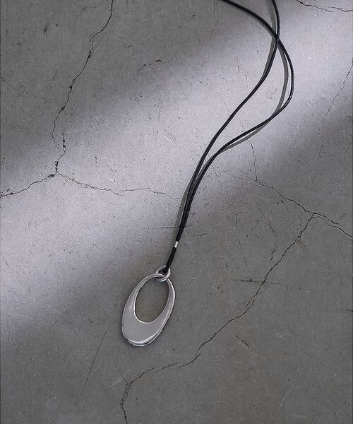 collex / コレックス ネックレス・ペンダント・チョーカー | 【dignif】【金属アレルギー対応】オーバルトップコードネックレス（シルバー）