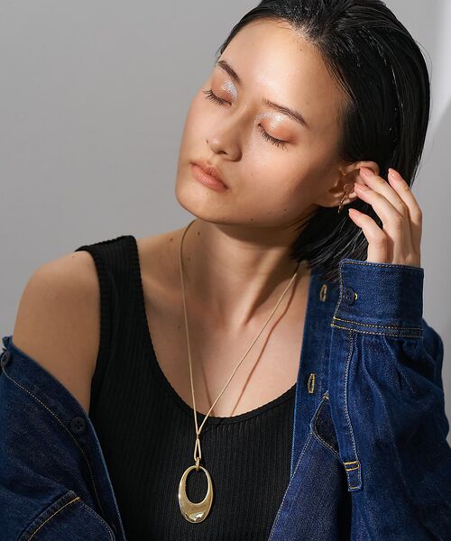 collex / コレックス ネックレス・ペンダント・チョーカー | 【dignif】【金属アレルギー対応】オーバルトップコードネックレス | 詳細12