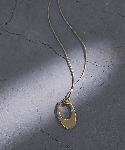 collex / コレックス ネックレス・ペンダント・チョーカー | 【dignif】【金属アレルギー対応】オーバルトップコードネックレス（ゴールド）