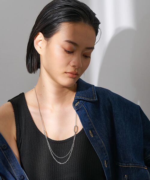 collex / コレックス ネックレス・ペンダント・チョーカー | 【dignif】【金属アレルギー対応】ミックスチェーンポイントネックレス | 詳細2