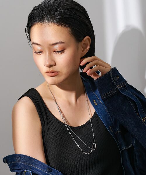 collex / コレックス ネックレス・ペンダント・チョーカー | 【dignif】【金属アレルギー対応】ミックスチェーンポイントネックレス | 詳細5