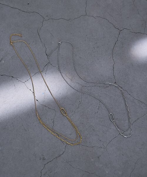 collex / コレックス ネックレス・ペンダント・チョーカー | 【dignif】【金属アレルギー対応】ミックスチェーンポイントネックレス | 詳細6