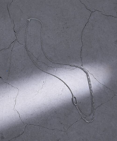 collex / コレックス ネックレス・ペンダント・チョーカー | 【dignif】【金属アレルギー対応】ミックスチェーンポイントネックレス | 詳細7