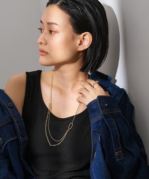 collex / コレックス ネックレス・ペンダント・チョーカー | 【dignif】【金属アレルギー対応】ミックスチェーンポイントネックレス | 詳細10