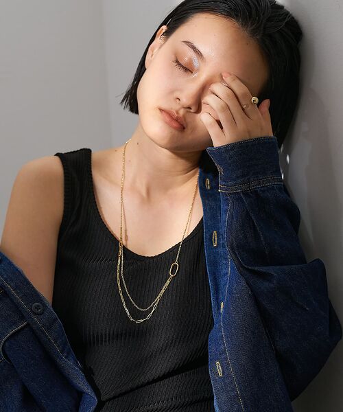 collex / コレックス ネックレス・ペンダント・チョーカー | 【dignif】【金属アレルギー対応】ミックスチェーンポイントネックレス | 詳細12