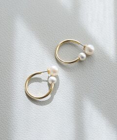 collex / コレックス ピアス・イヤリング | 【dignif】【金属アレルギー対応】ツインパールピアス