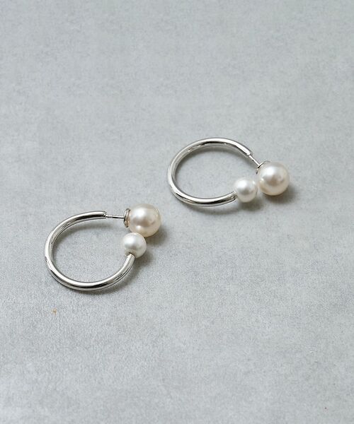collex / コレックス ピアス・イヤリング | 【dignif】【金属アレルギー対応】ツインパールピアス（シルバー）