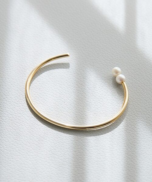 collex / コレックス ブレスレット・バングル | 【dignif】【金属アレルギー対応】ツインパールバングル（ゴールド）