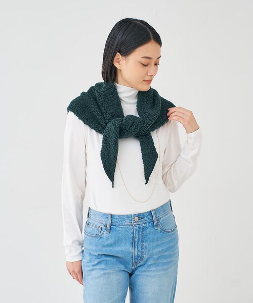 collex / コレックス マフラー・ショール・スヌード・ストール | トライアングルニットストール | 詳細7