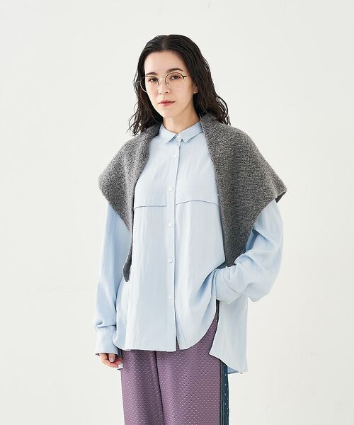 collex / コレックス マフラー・ショール・スヌード・ストール | トライアングルニットストール | 詳細11