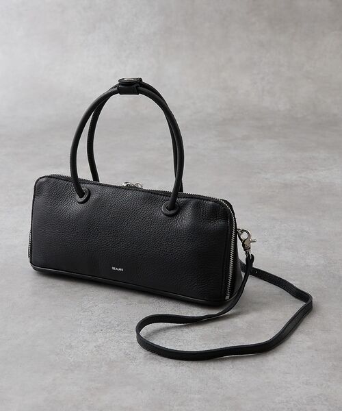 collex / コレックス ショルダーバッグ | 【WEB限定】【Beau're/ヴュレ】横長ブガッティ型2WAY ショルダーバッ | 詳細1