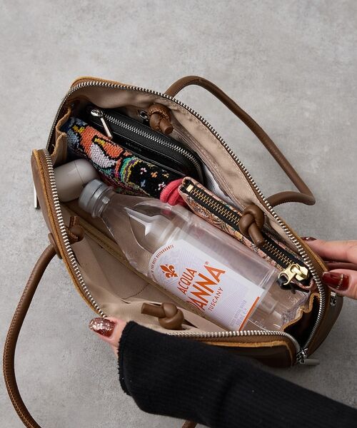 collex / コレックス ショルダーバッグ | 【WEB限定】【Beau're/ヴュレ】横長ブガッティ型2WAY ショルダーバッ | 詳細17