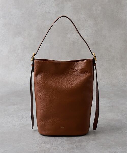 collex / コレックス ショルダーバッグ | 【WEB限定】【Beau're/ヴュレ】Design Buckle Bucket（ブラウン）