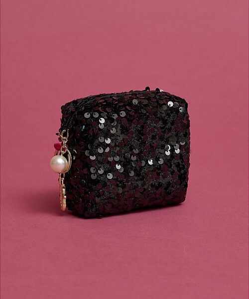collex / コレックス ポーチ | 【WEB限定】スパンコールミニポーチ（ブラック）