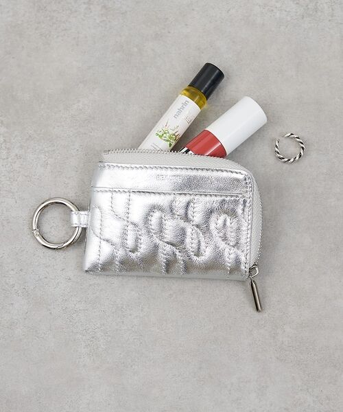 collex / コレックス 財布・コインケース・マネークリップ | 【WEB限定】【Beau're/ヴュレ】キルティング レザーフラグメントケース（シルバー）