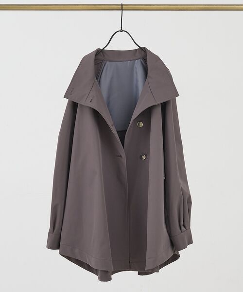 collex / コレックス ブルゾン | ハイネックフレアーコート | 詳細12
