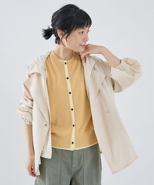 collex / コレックス ブルゾン | レイヤード風ジップアップコート | 詳細6