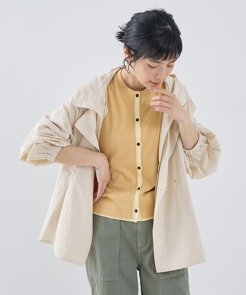 collex / コレックス ブルゾン | レイヤード風ジップアップコート | 詳細7