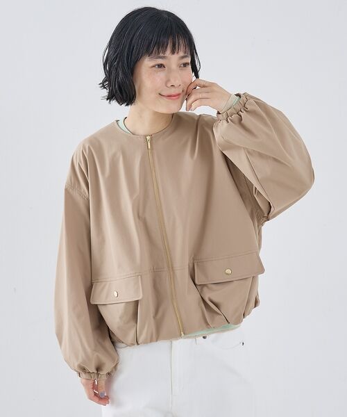 collex / コレックス ブルゾン | 2WAYボリュームスリーブジップアップブルゾン | 詳細10