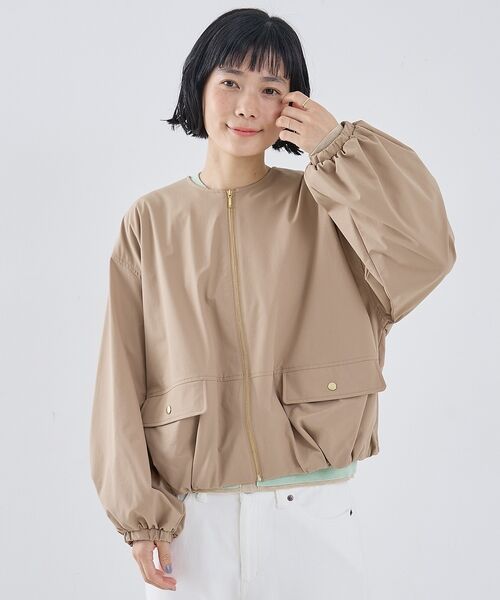 collex / コレックス ブルゾン | 2WAYボリュームスリーブジップアップブルゾン | 詳細9