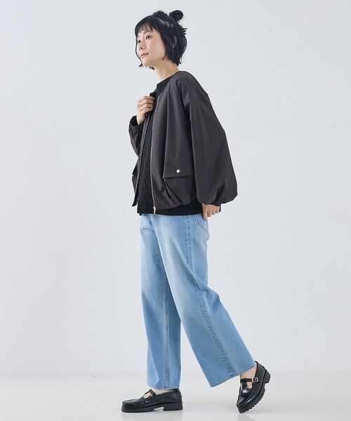 collex / コレックス ブルゾン | 2WAYボリュームスリーブジップアップブルゾン | 詳細26