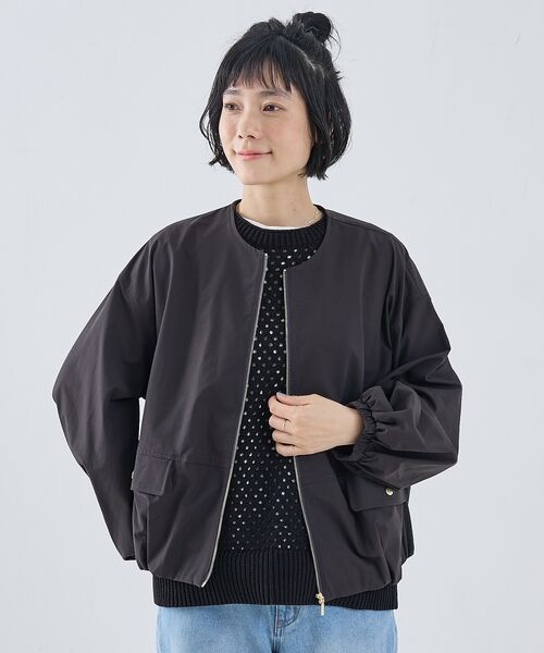 collex / コレックス ブルゾン | 2WAYボリュームスリーブジップアップブルゾン | 詳細29