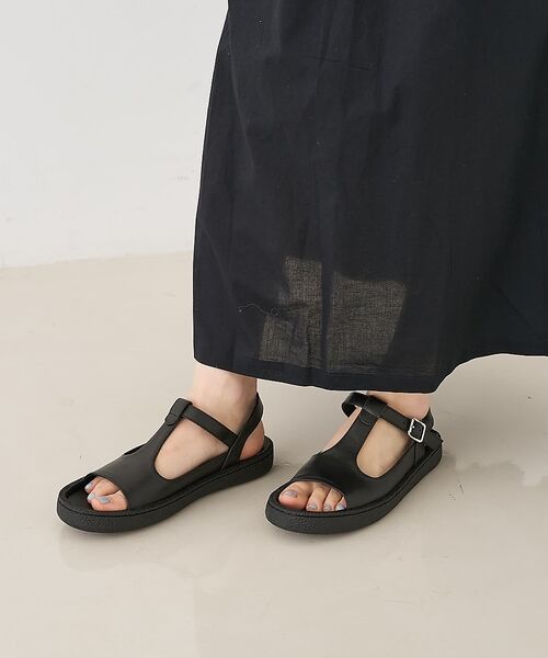 collex / コレックス サンダル | 【MOHI/モヒ】Tストラップサンダル（ブラック）